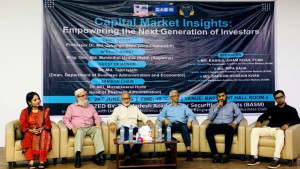 বাংলাদেশ ইউনিভার্সিটিতে পুঁজিবাজার পর্যালোচনা-বিষয়ক কর্মশালা