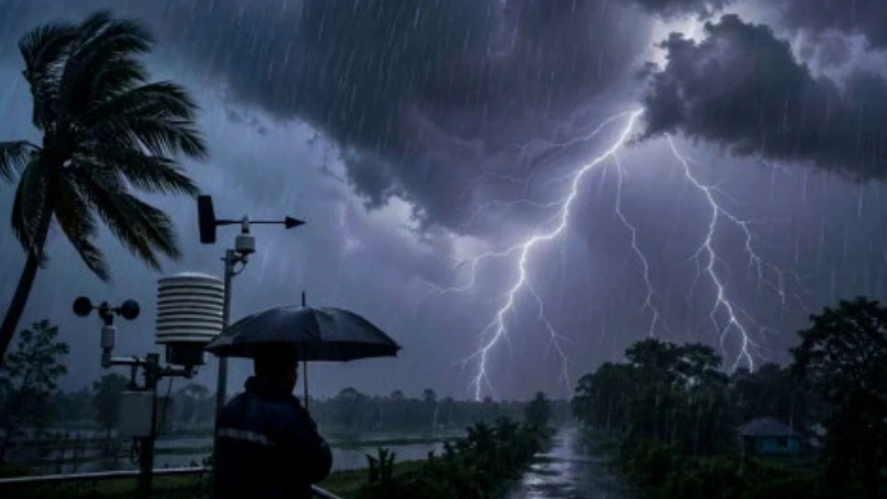 নদীবন্দরে সতর্কতা, রাতেই ১৩ অঞ্চলে ঝড়ের শঙ্কা