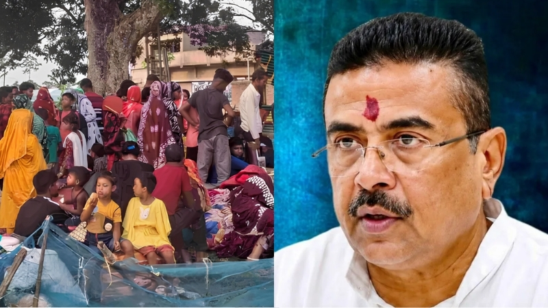 ৪৮০০ মানুষকে বাংলাদেশে পুশব্যাকের দাবি শুভেন্দু অধিকারীর