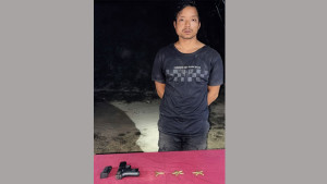 অস্ত্রসহ ইউপিডিএফ সন্ত্রাসী আটক