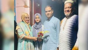 ঈদ উপলক্ষ্যে জনসংযোগে হুইপ মিয়া নুরুদ্দিন আহাম্মেদ অপু