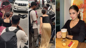 পথচারীকে মারধরের ঘটনায় মডেল মনিকাকে লিগ্যাল নোটিশ