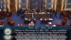 ট্রাম্পের যুদ্ধক্ষমতা সীমিত করার উদ্যোগ ব্যর্থ