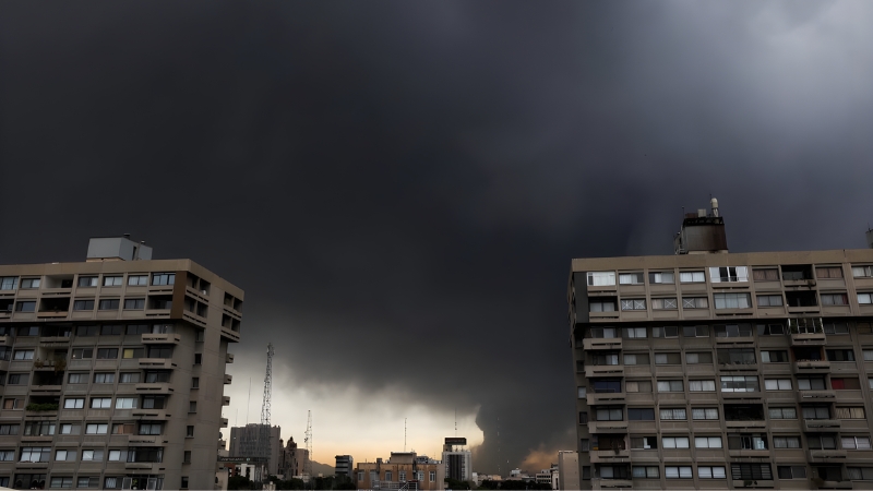 আগুনের হল্কার পর নিকষ অন্ধকার, তেলের ডিপোতে হামলায় বিপর্যস্ত তেহরান