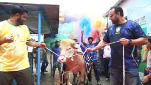 ‘ডোনাল্ড ট্রাম্প’কে লাল গালিচায় বিদায়