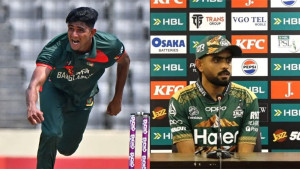 নাহিদের গতি নিয়ে বড় মন্তব্য বাবর আজমের