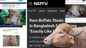 বিশ্বজুড়ে আলোচনায় বাংলাদেশের ‘ডোনাল্ড ট্রাম্প’