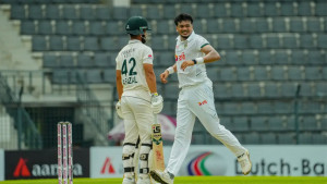 সিলেট টেস্টে লিটনের পর তাসকিনের দাপট