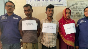 স্বামী-স্ত্রীসহ তিন মাদক কারবারি গ্রেপ্তার