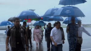 সিলেটে পৌঁছেছেন প্রধানমন্ত্রী