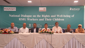 পোশাক শ্রমিক ও তাদের শিশুদের অধিকার ও কল্যাণ নিয়ে জাতীয় সংলাপ